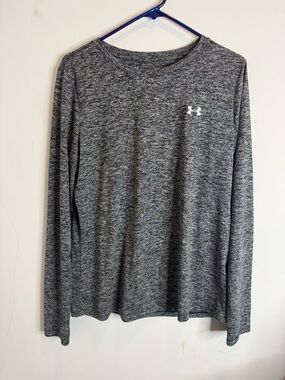 LG Women’s Long Sleeve Heather Gray Performance Top